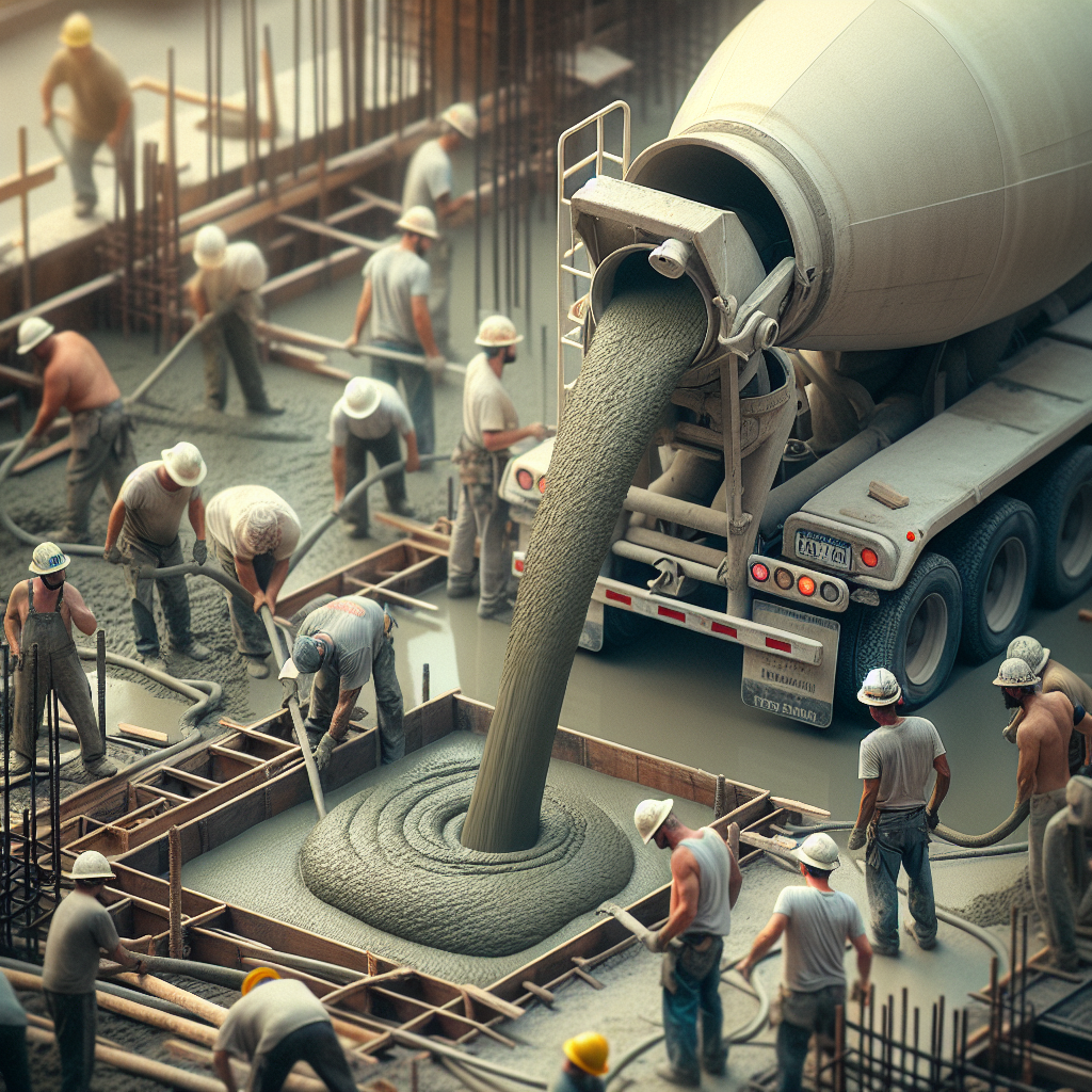 How to pour a cement slab