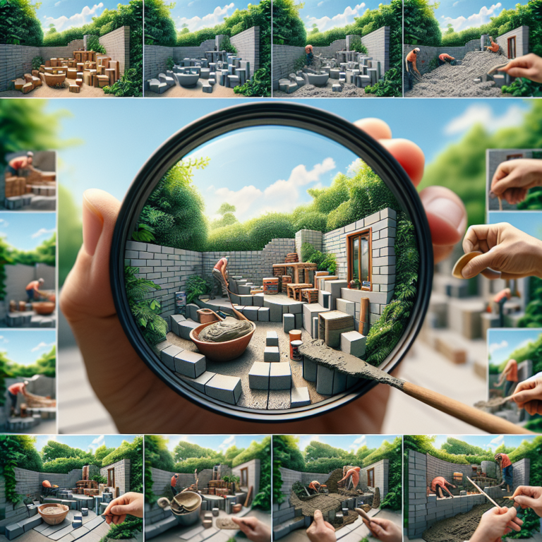 How to build a garden wall with blocks - Composite Comparison